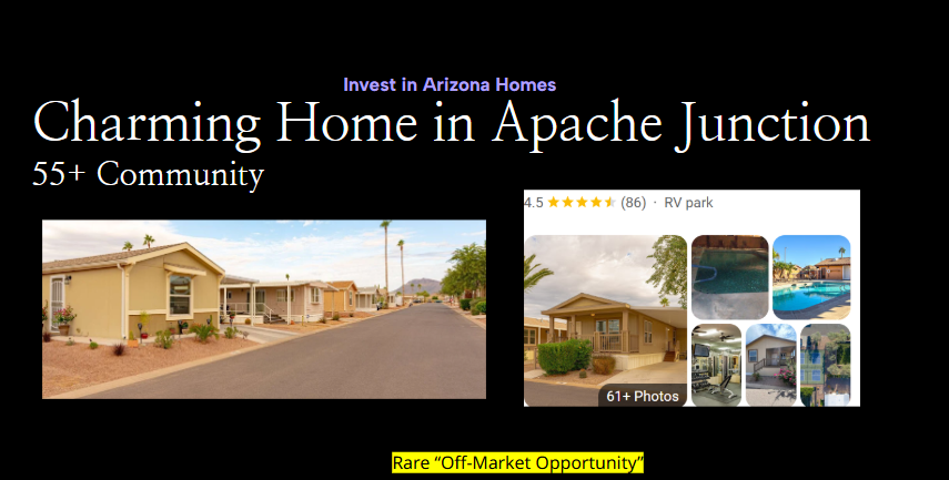 Furnished 2BD/1BA in 55+ Lost Dutchman Resort – Move-In Ready! 1